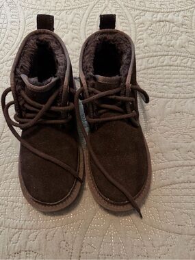 Black Suede Lace-Up Winter Boots